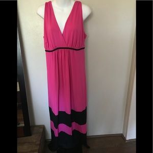 Cacique pink maxi dress